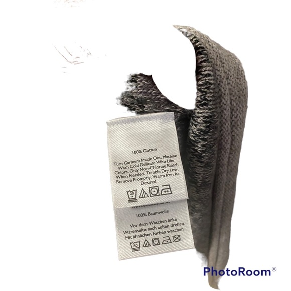 A woman’s Eddie Bauer 100% cotton striped sweater in size large - Picture 4 of 5